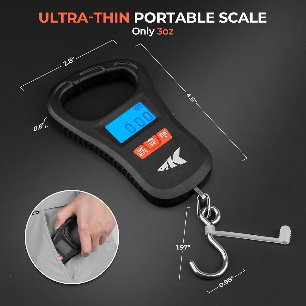 KastKing ToughTide Digital Scale 65lb Ergonomic Fish Handle