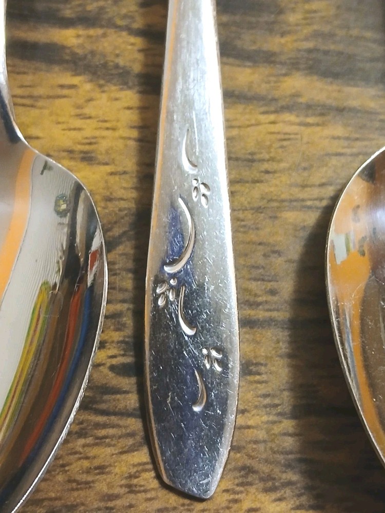 4 Silco Flatware Table Spoons Stainless Flatware 7 1/4" *Replacement Pieces *