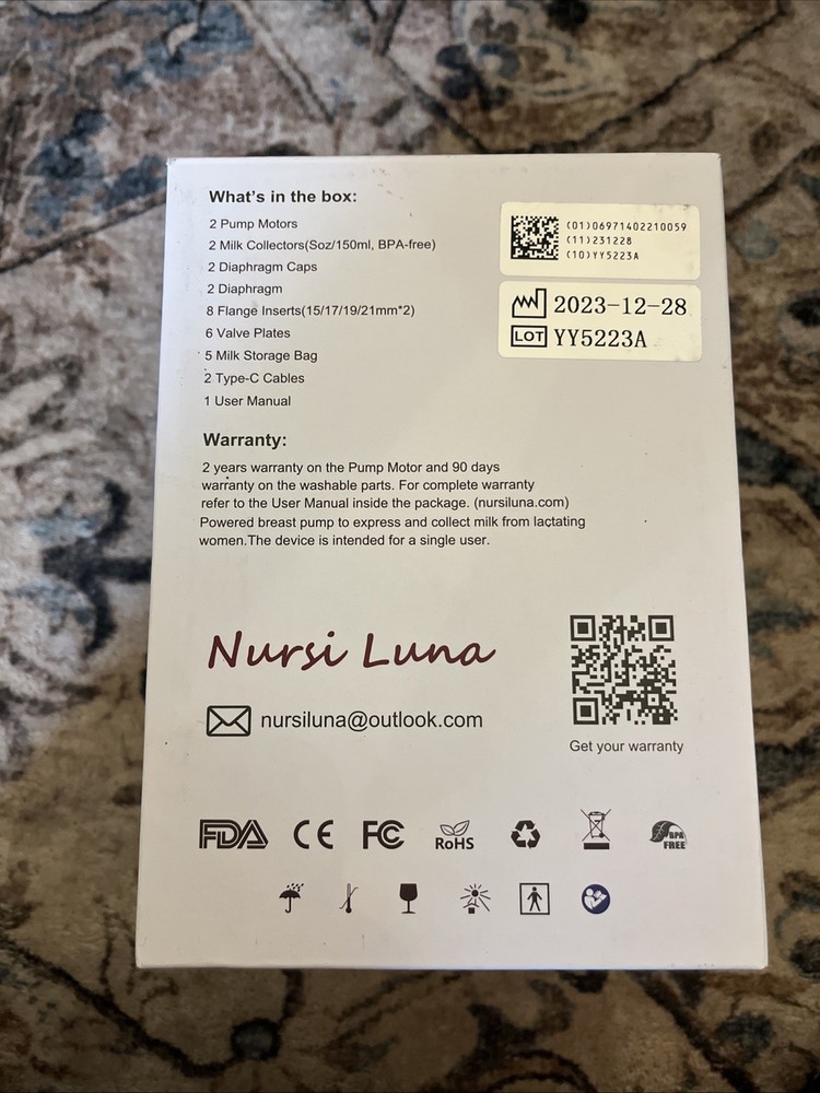 Nursi Luna Hands Free Breast Pump