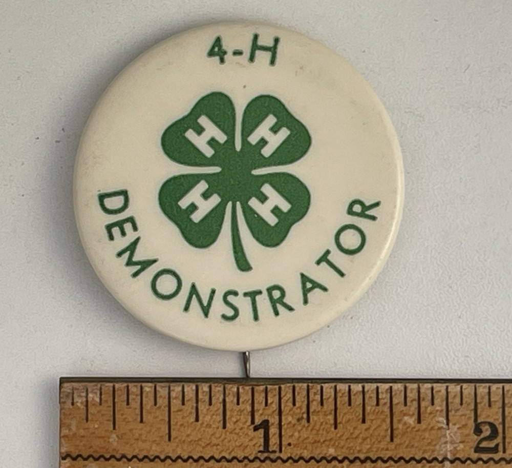 Pinback Button: 4-H Demonstrator
