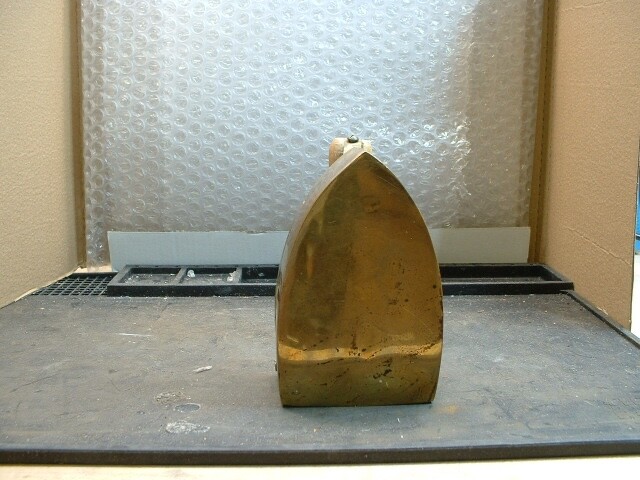 Solid Brass Charcoal Iron