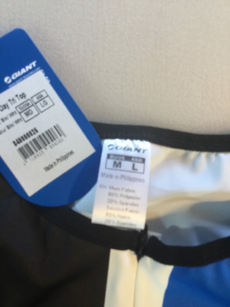 Giant Race Day Tri Top Size Medium M (6564)