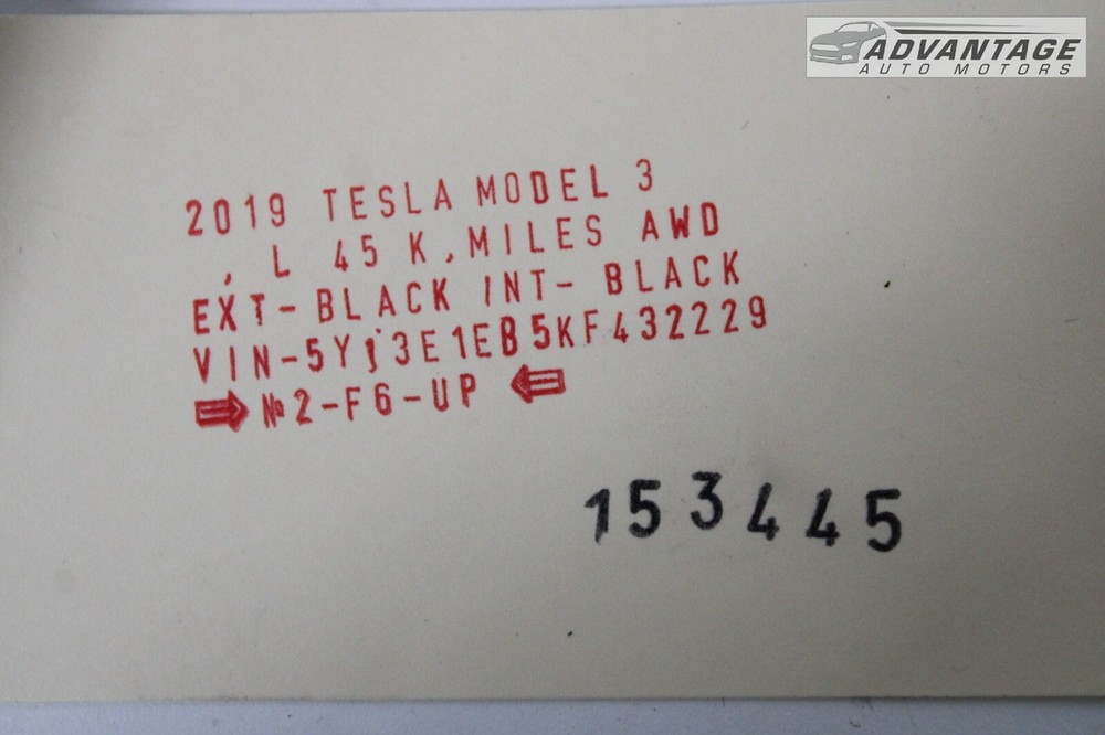 2017-2022 TESLA 3 MAIN BATTERY SKID PLATE COVER SHIELD BRACE SUPPORT PANEL OEM
