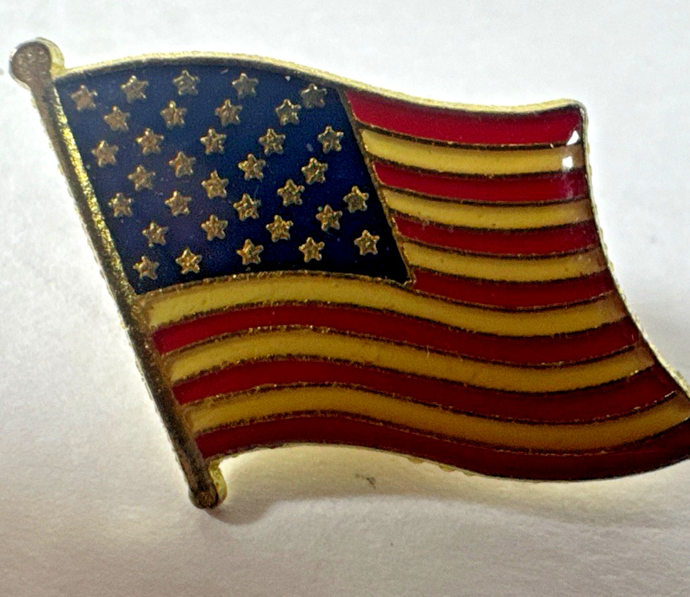 5 USA Flag Pins