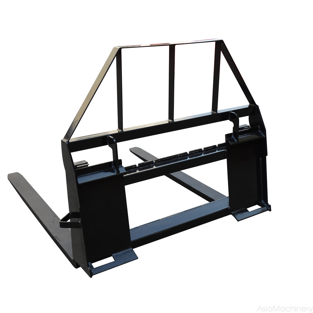 AGT 48" Skid Steer Pallet Fork Attachment Tractor Quick Attach Heavy Duty