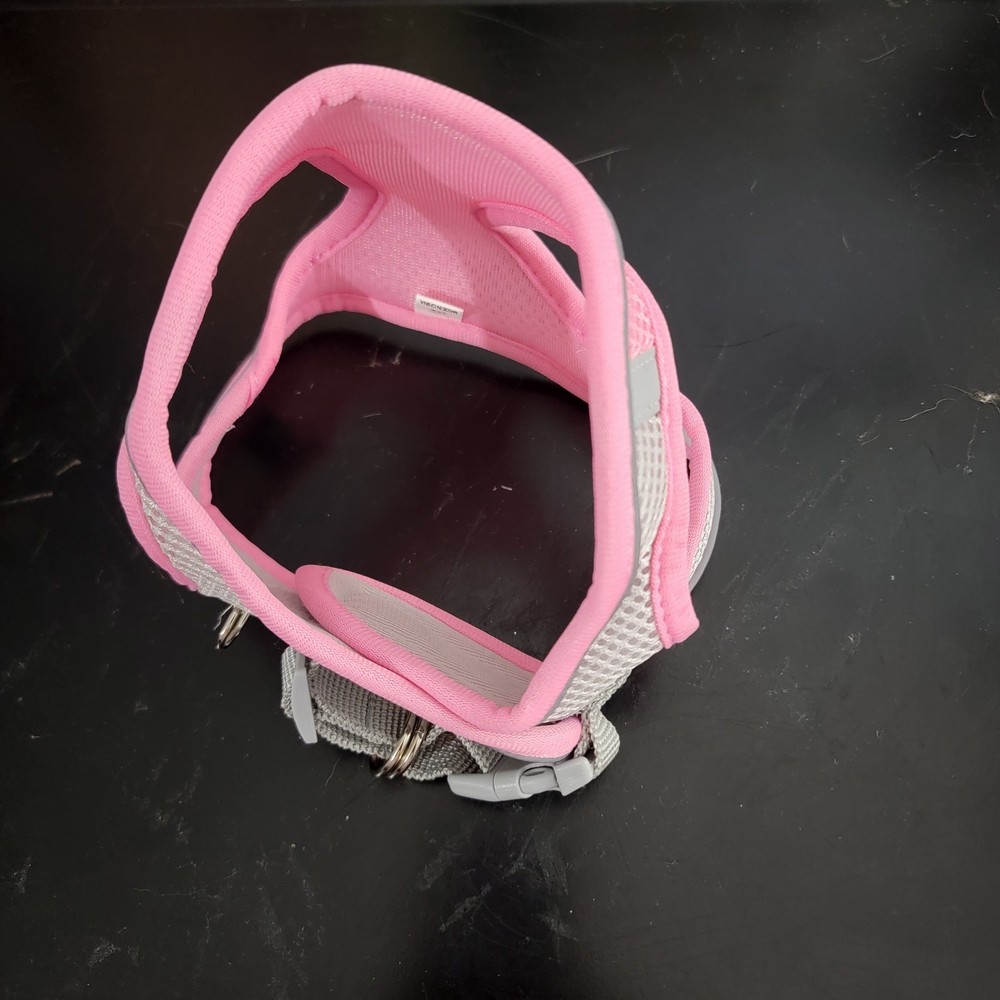 Pink Step-in Vest Harness - unbranded - Medium Size chart included