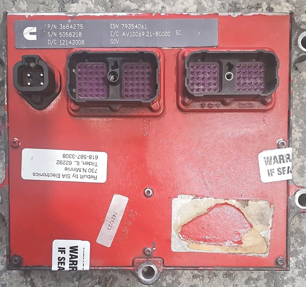 Cummins ISX ECM ECU CM871 Engine Control Module Computer P/N 3684275