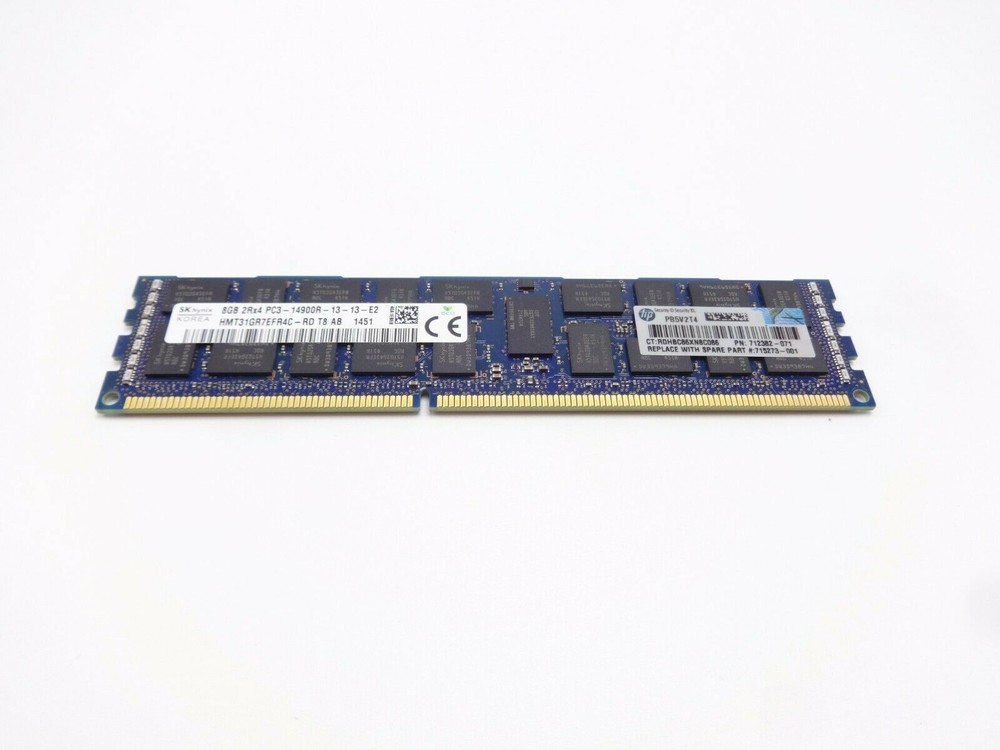 Hynix HMT31GR7EFR4C-RD 8GB PC3 14900 2Rx4 Server Memory