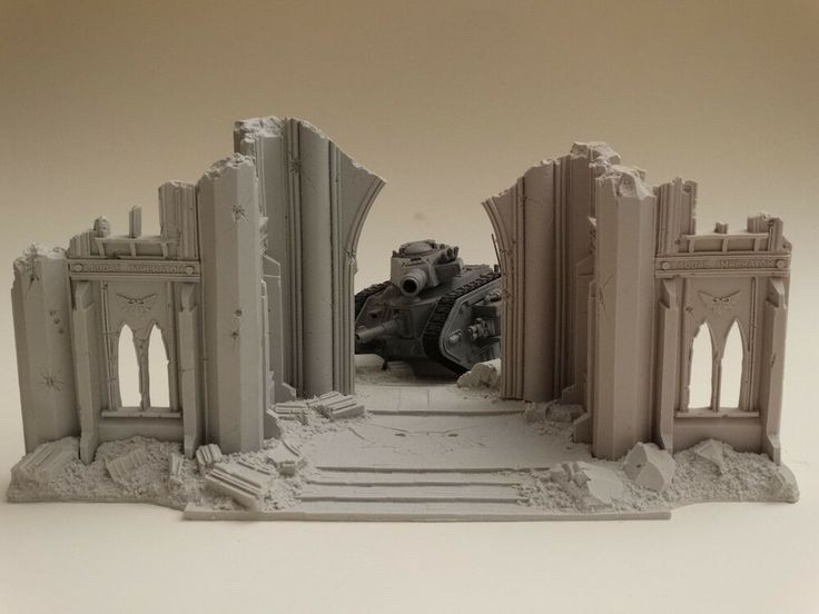 Forgeworld Ruined Administratum Building OOP