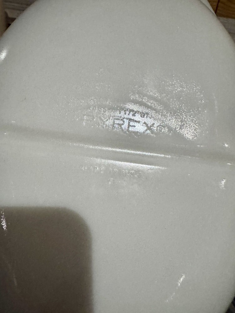 Pyrex Vintage Divided Oval Casserole Dish