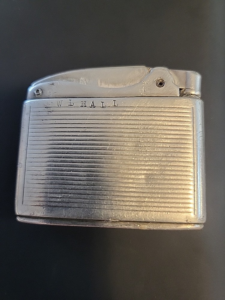 Vintage RONSON ADONIS NON Monogramed STERLING SILVER Cigarette Lighter