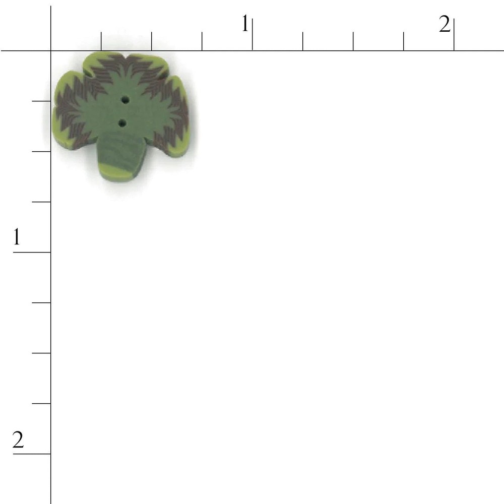 Three Leaf Clover 2260 by Just Another Button Company Buttons