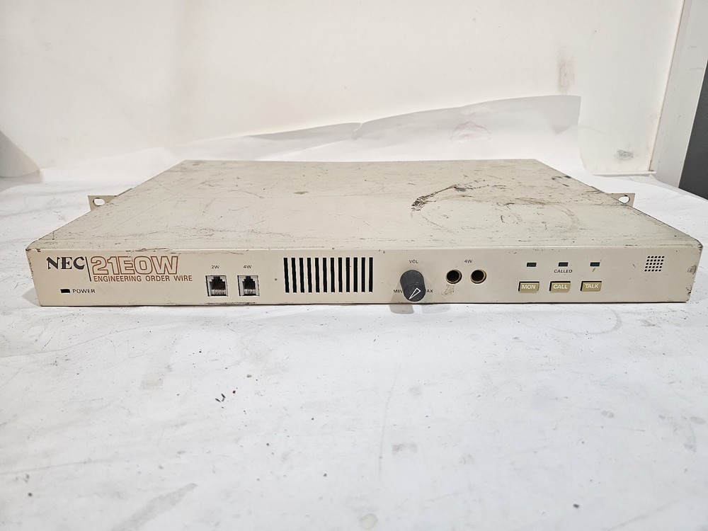 Vintage NEC 21EOW Engineering Order Wire Communication - 1989