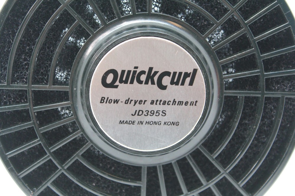 NOS Vintage Quick Curl Diffuser Head-Gear Model JD 395S #1706