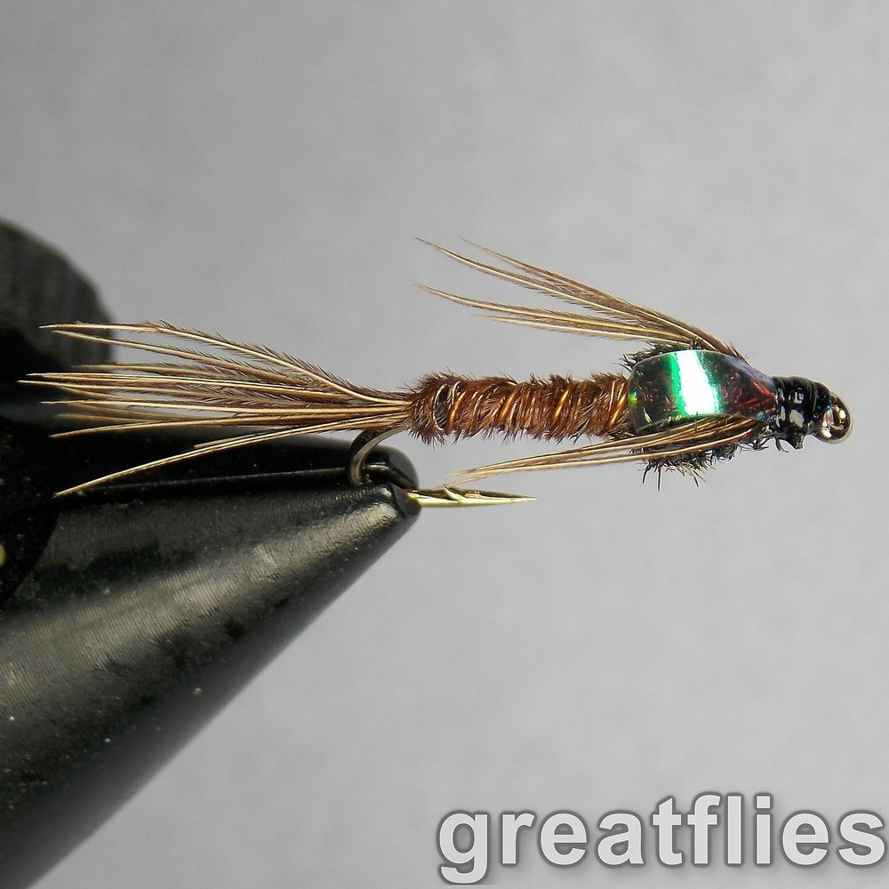 1 dozen (12) - Pheasant Tail Nymph - Flash Back