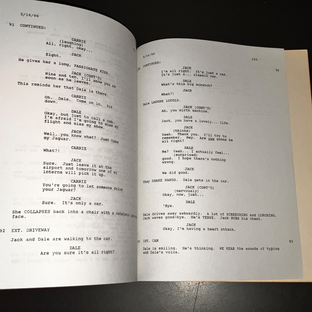 FATHER'S DAY (5/16/96) Robin Williams/Billy Crystal Comedy WMA Script + COA!