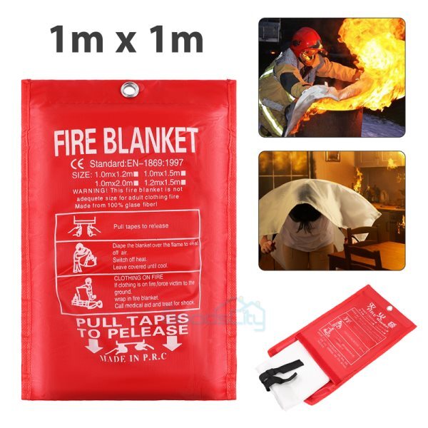 39''X39'' Prepared Emergency Fire Blanket Fire Suppression Blanket Quick Release