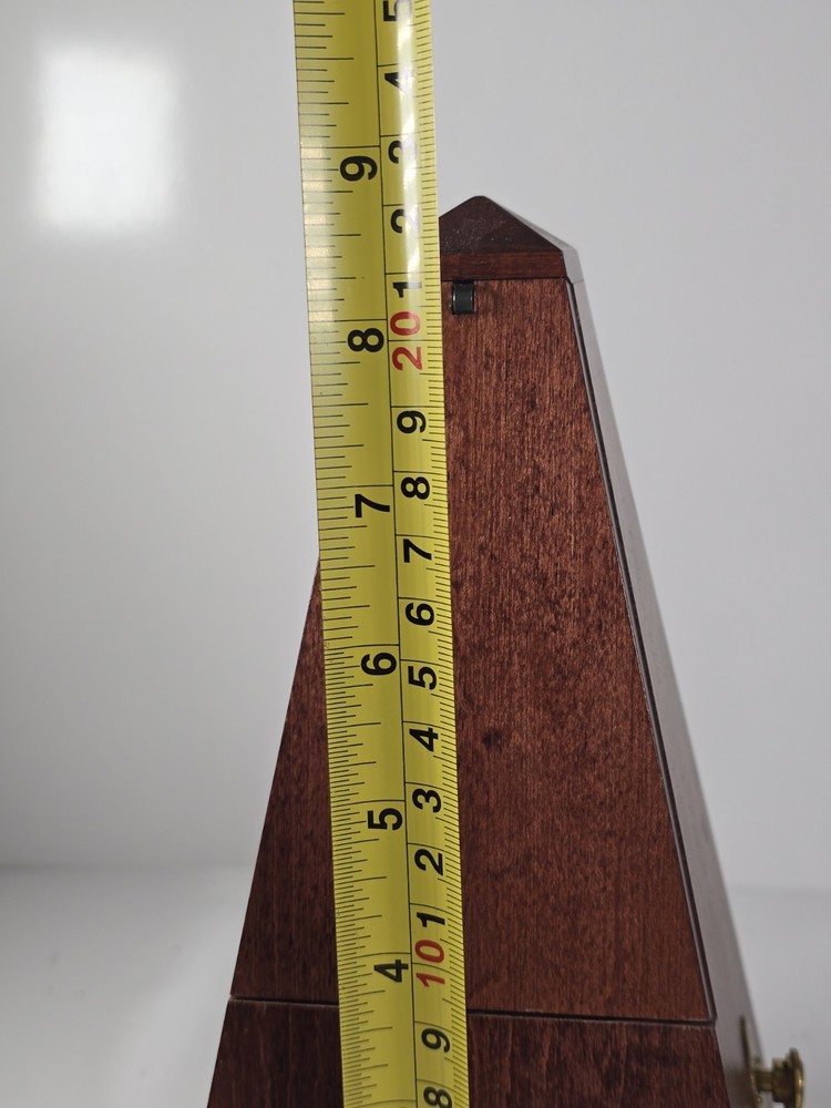 Seth Thomas Metronome Rhythm Windup Pyramid EUC