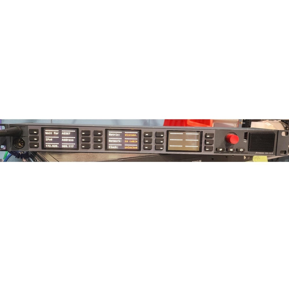 Riedel Smart Panel Ethernet Talkback Digital 2.4Ghz Wireless Intercom 1U Panel