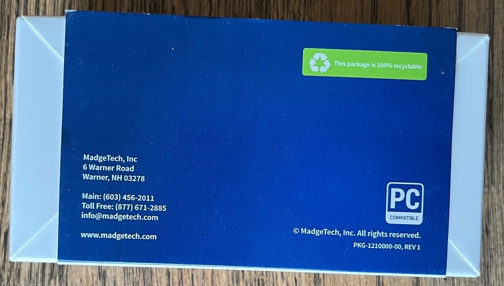 Madgetech Volt101A 15V DC Voltage Data Logger