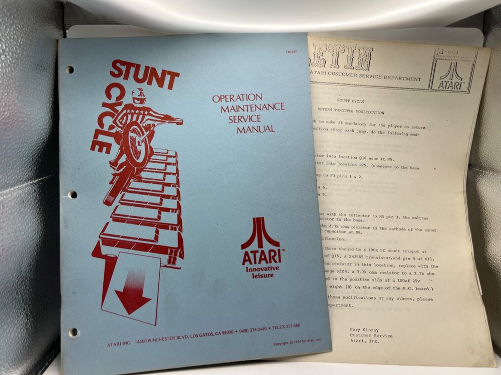 ATARI: Arcade game Manuals Collection from distributors library YOUR CHOICE