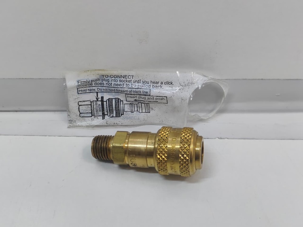 New DIXON 2DM2-B - D-Series Pneumatic Automatic Male Threaded Coupler, VS#133
