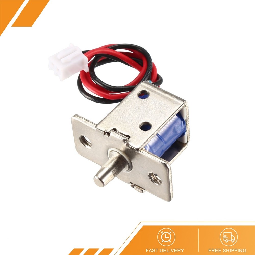 1Pcs DC 12V 0.54A 4.5mm Mini Electromagnetic Solenoid Lock Push Pull Type