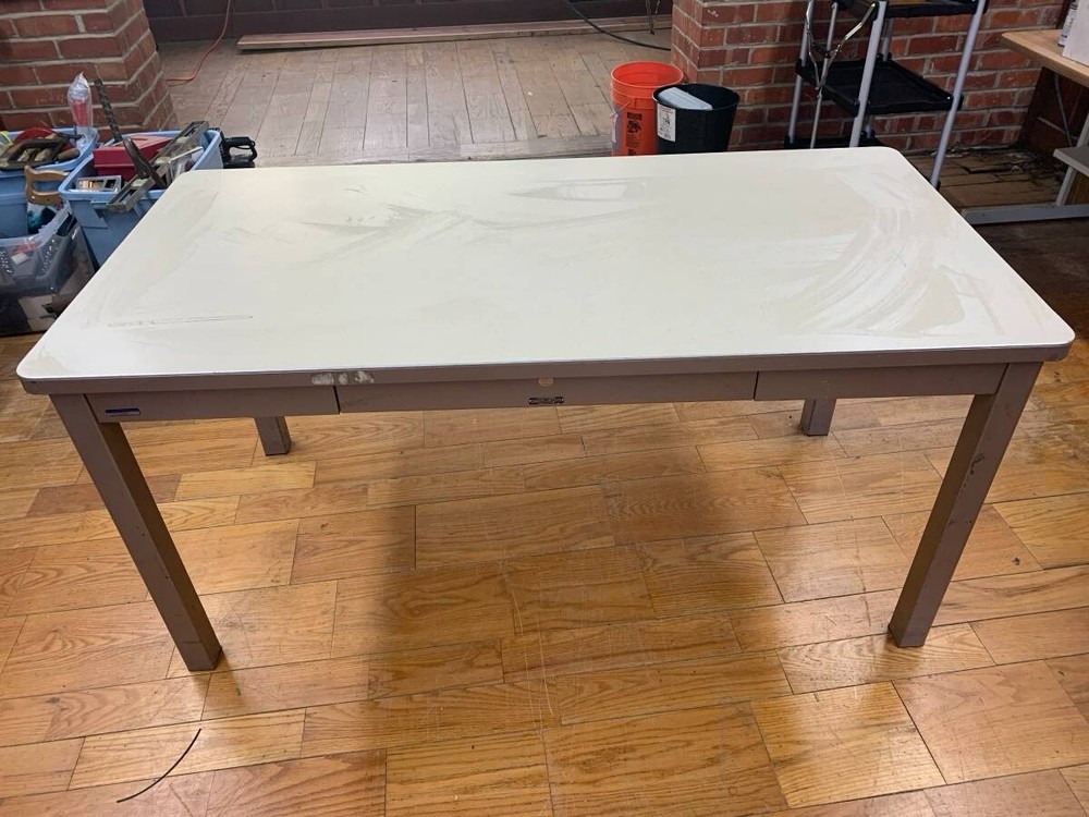 Vintage McDowell And Craig  Tanker Desk Table