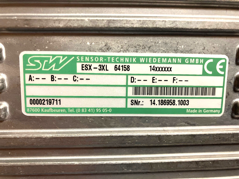 Mint STW Sensor Technik Wiedemann ESX-3XL large expandable controller module