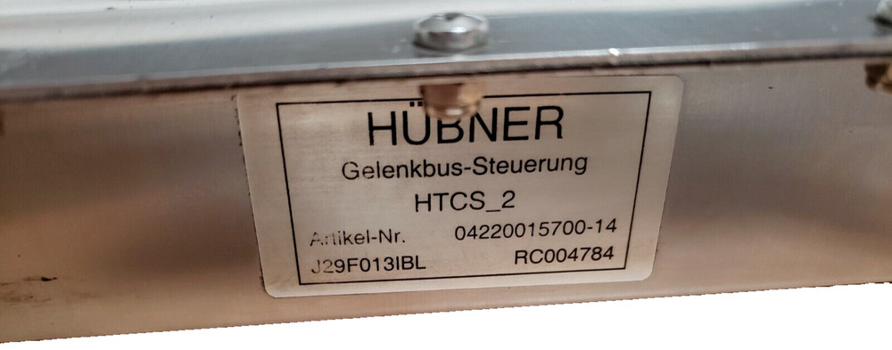 NEW FLYER HUBNER HTCS_2 / RC004784 COMMERCIAL PLATFORM CONTROLLER BOX