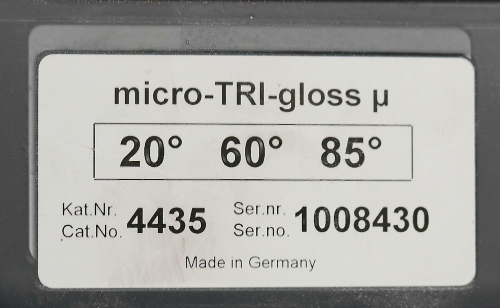 BYK Gardner micro- Tri- gloss µ three angle Gloss Meter Cat. 4435