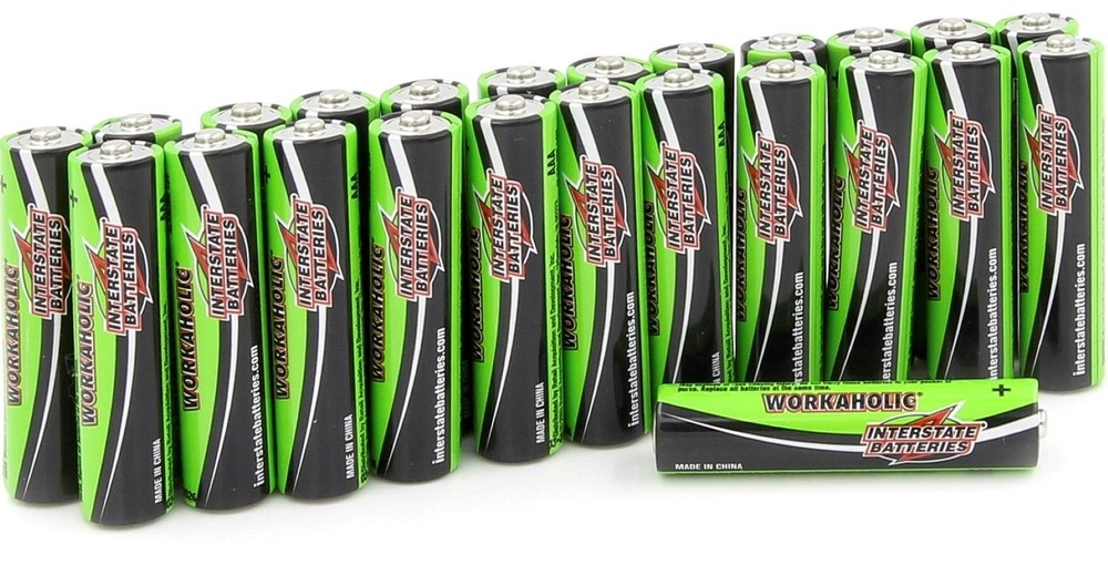 Interstate Batteries AAA Alkaline Battery (24 Pack) 24 Count (Pack of 1)