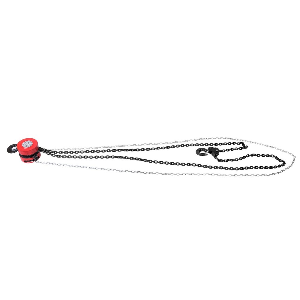 3 Ton/6600LBS Chain Hoist Puller Block Fall 10FT Lifting Chain w/ Hooks