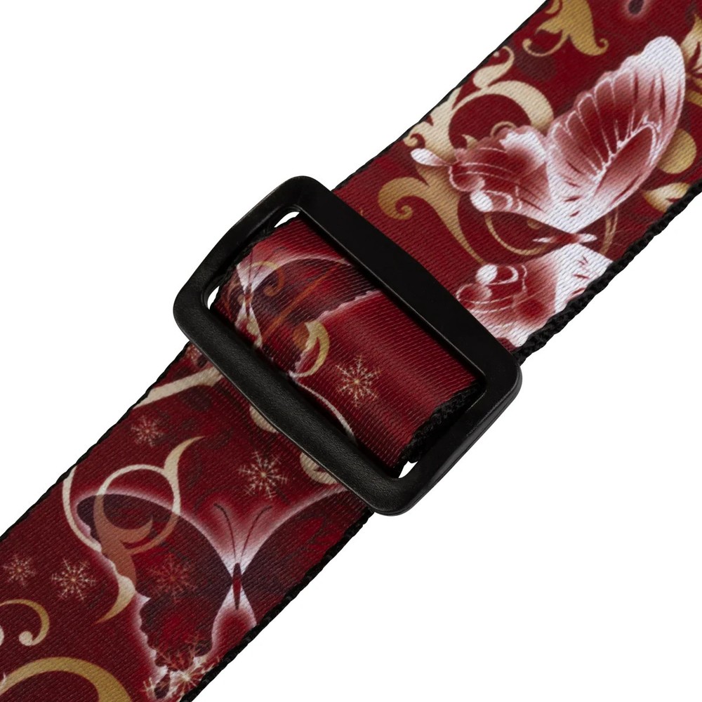 Levy's MPD2-027 2" Sublimation-Printed Polyester Guitar Strap - Red Butterfly