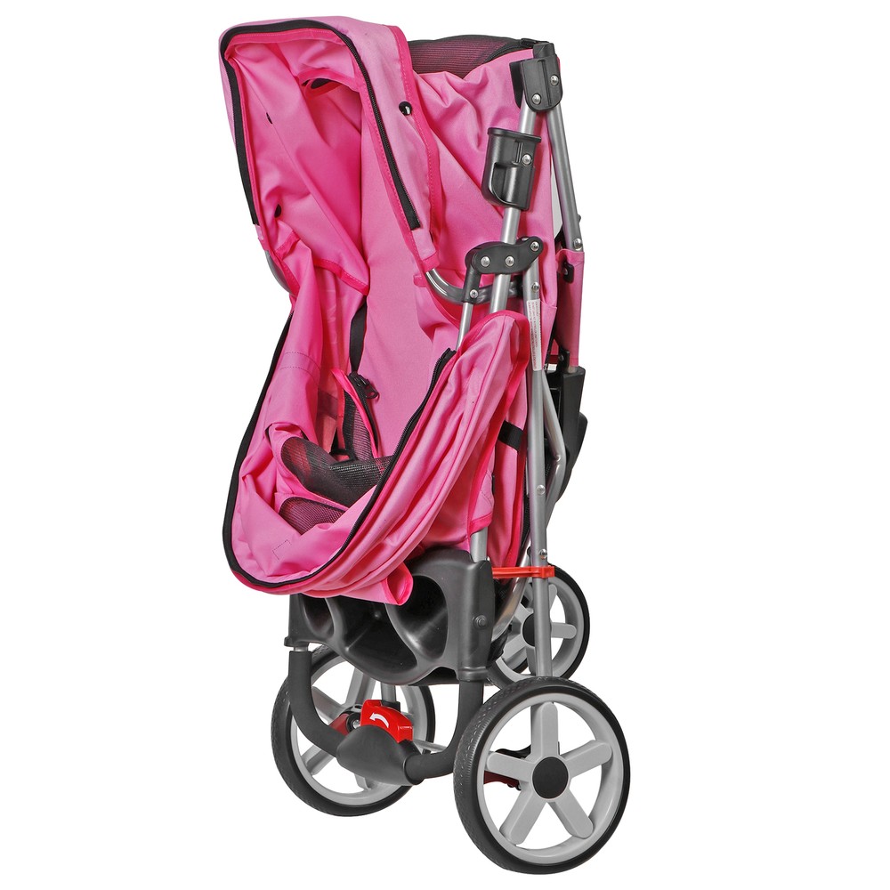 Dog Stroller 3 Wheels Pet Stroller Cat Stroller Lightweight Foldable Portable