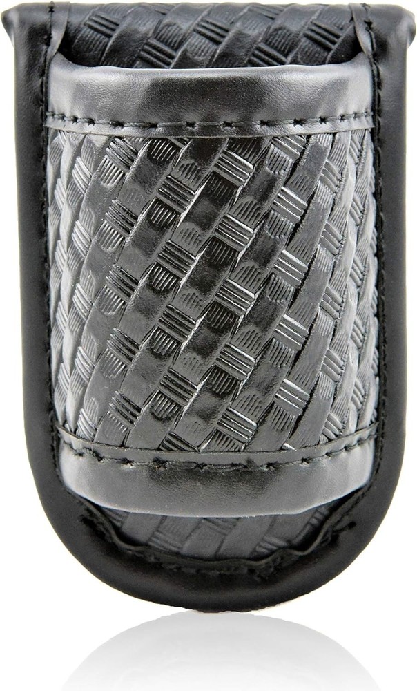 Durable Basketweave Flashlight Holster for All Duty Belts - Secure & Convenient