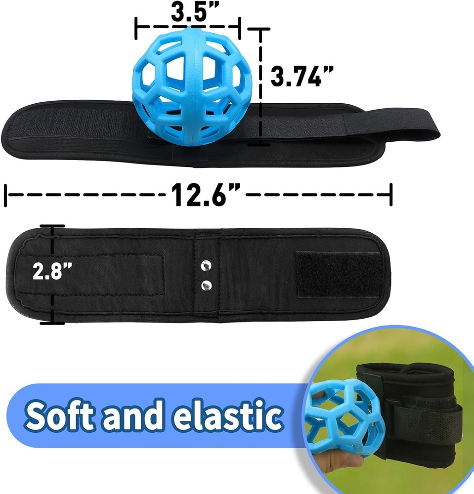 Golf Swing Trainer Smart Ball Wrist Strap Training Aid for Beginners Pros