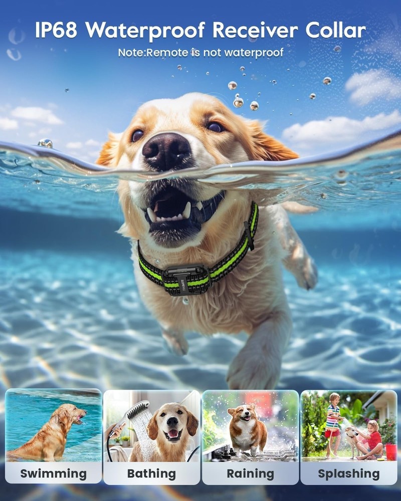 Remote Dog Shock Collar with 7 Modes & 4200Ft Range - Safe & Effective Training