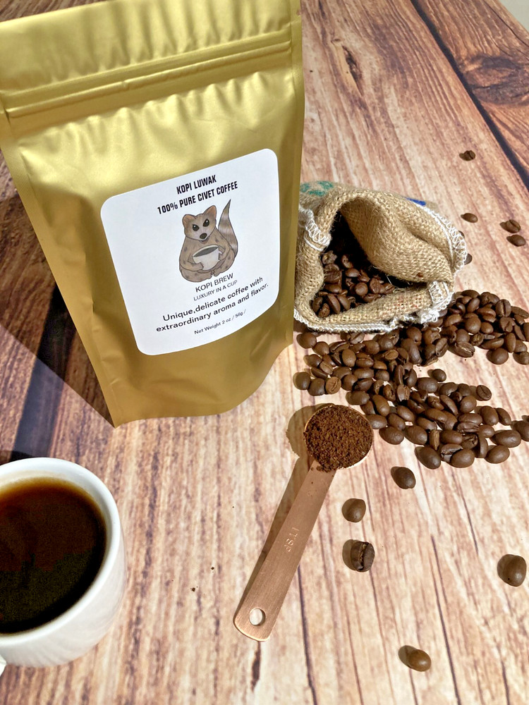 Kopi Luwak 100% Pure Civet Ground Coffee