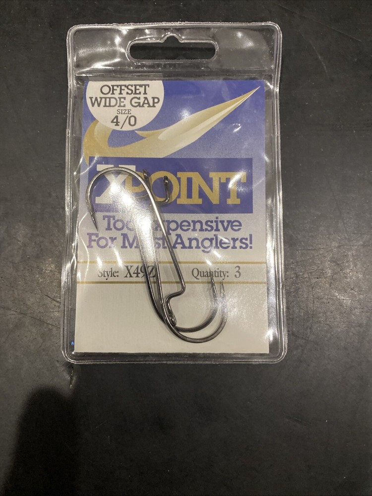X Point Offset Wide Gap 4/0 X49Z 3 Per Pack