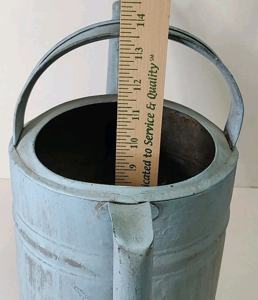 Vintage Rustic Galvanized Watering Can #8