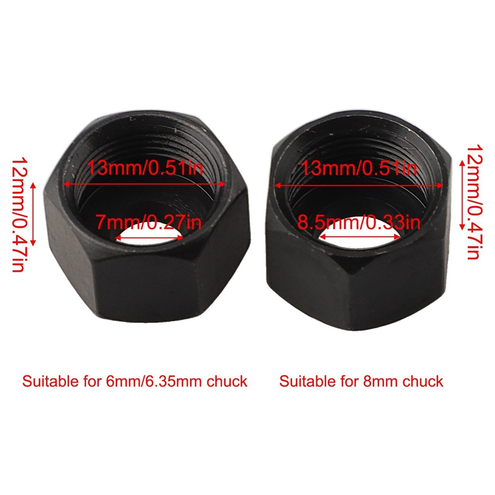 Professional Collet Chuck Adapter for Multi Purpose Chuck Conversion 5pcs Set