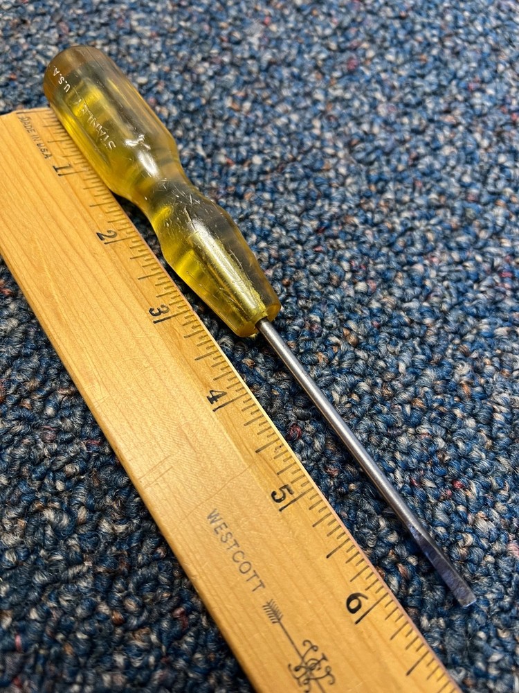 Vtg Stanley KS6854 Bell System screwdriver, 6-1/4", nice