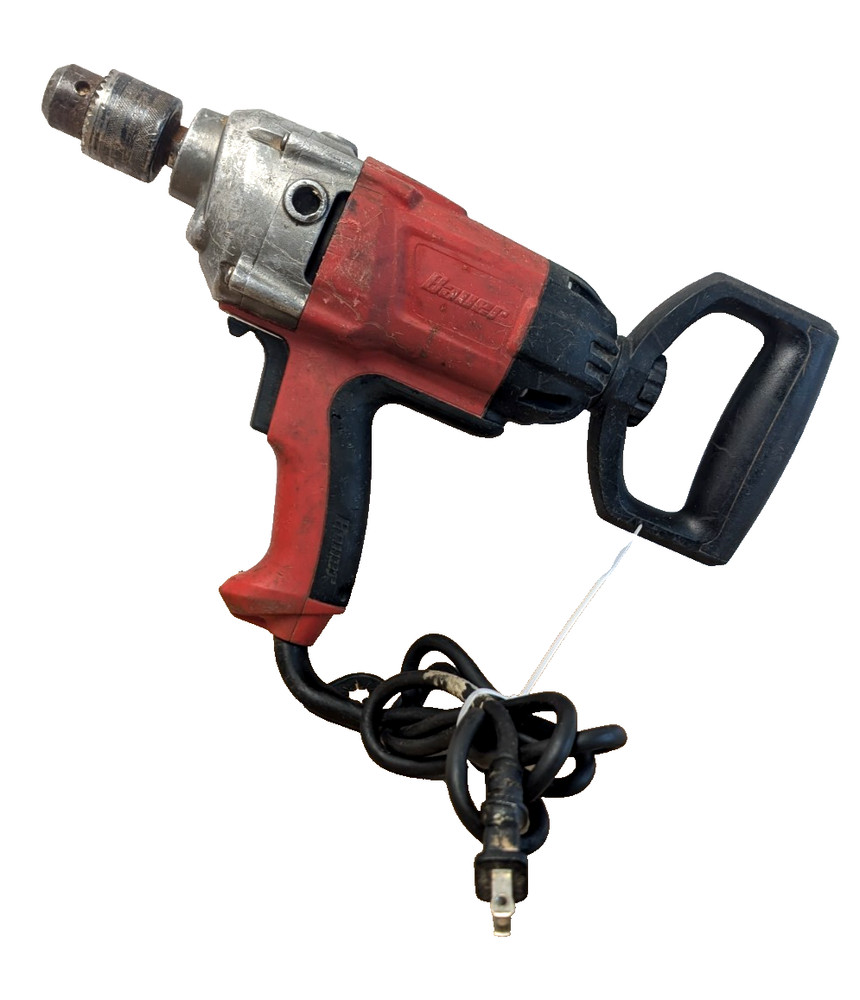 Bauer 1996E-B 1/2" Low-Speed Spade Handle Drill/Mixer