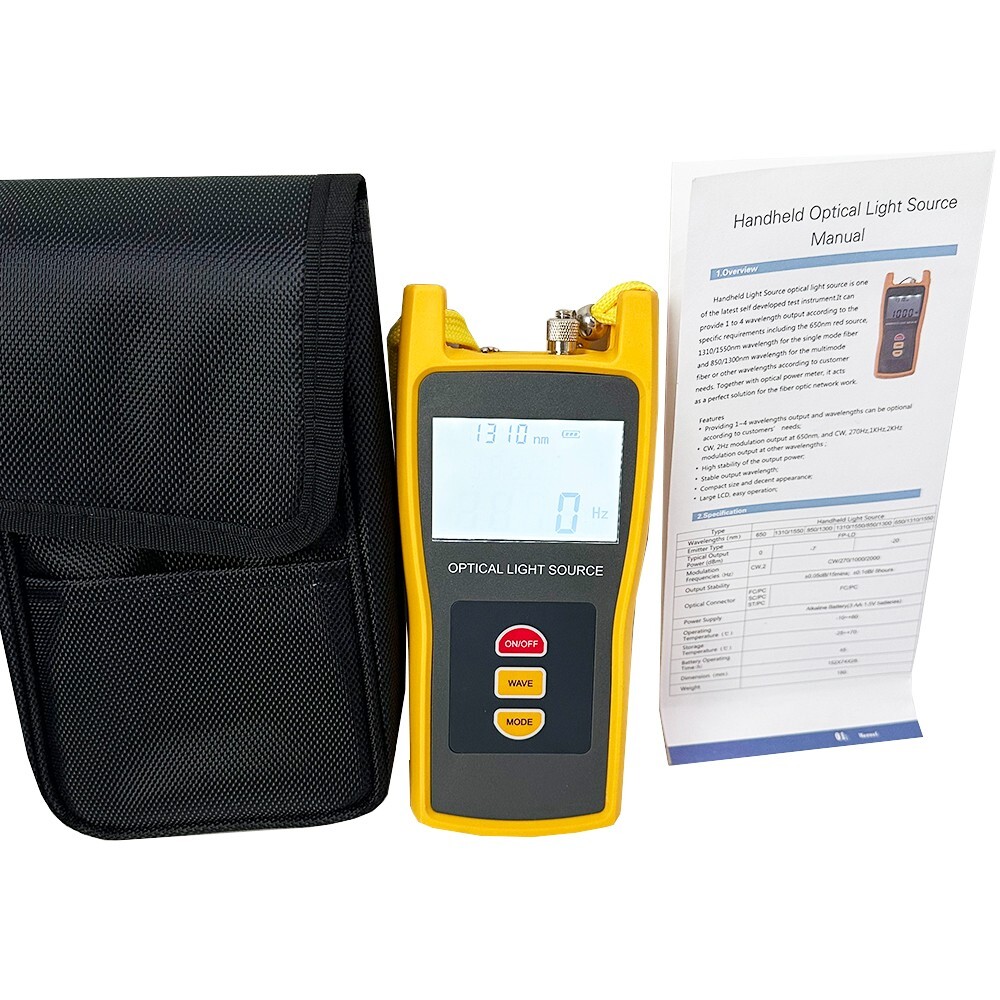 Digital Optical Light Source Stabilised light Source with 850/1300nm Wavelength