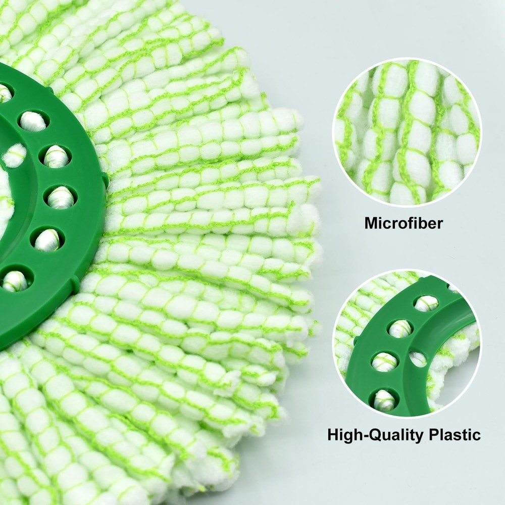 Reusable Mop Head for Libman Tornado Spin Mop Thick Microfiber Spin Mop Refil...