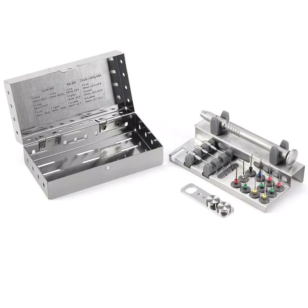 1 Set Endodontic Endo Dental Broken File Removal Extractor System Holder Tools