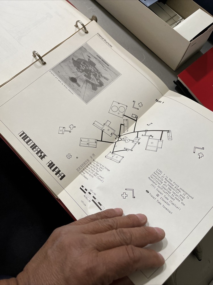 Alpha Moonbase Technical Notebook Official EDITION , Swim Mobile Space Shuttle,