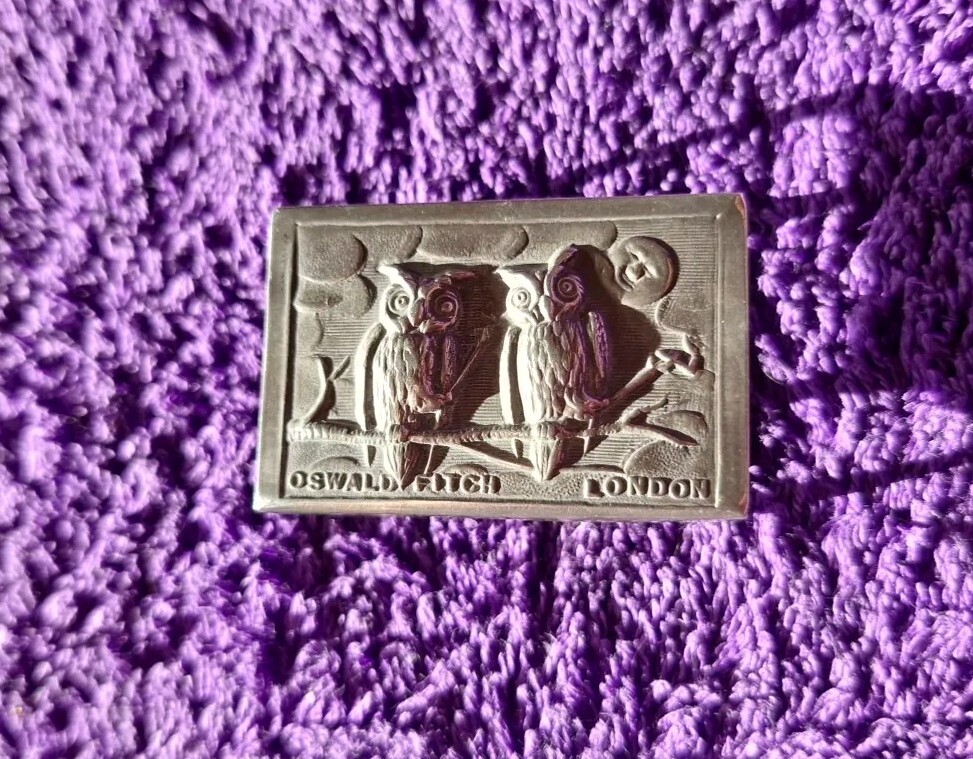 1898 OSWALD FITCH SILVER MATCHBOX