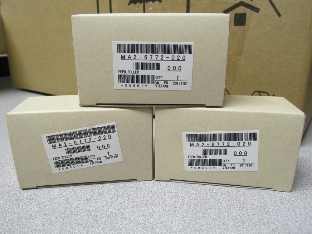 3 Genuine Canon MA2-6772-020 Feed Roller